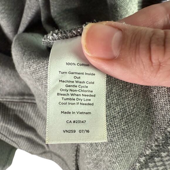 T By Talbots Women's Medium Gray Asymmetrical Zip Moto Sweater Jacket Athleisure - Picture 5 of 10